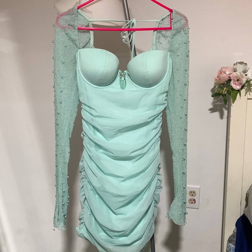 super gorgeous mint oh polly dress